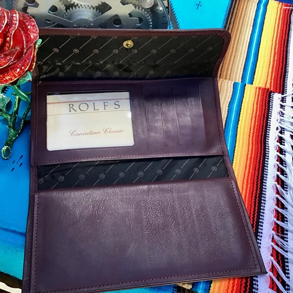 Luxury leather wallet ROLFS - NWT - Picture 7 of 10
